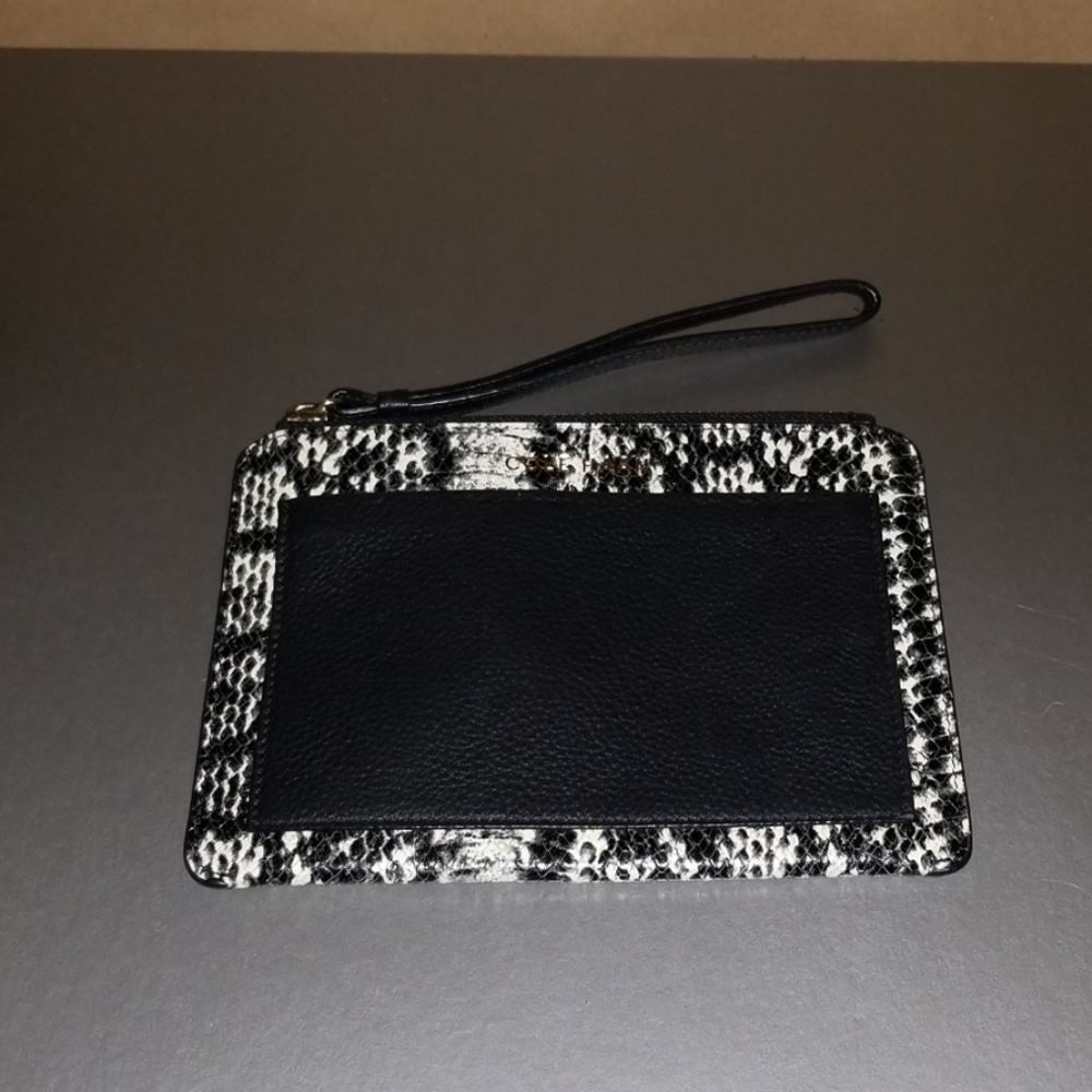 Cole Haan Snakeskin Print Wristlet